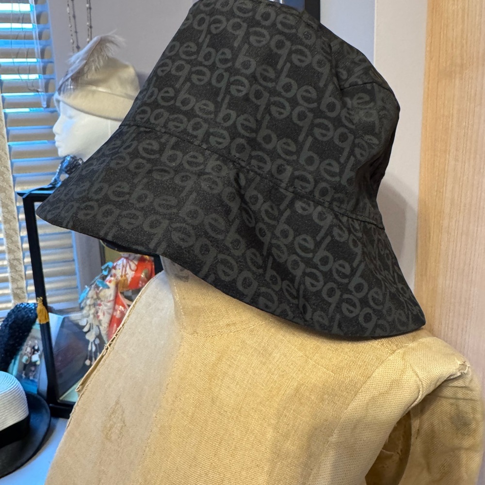 Bebe Black Bucket Hat